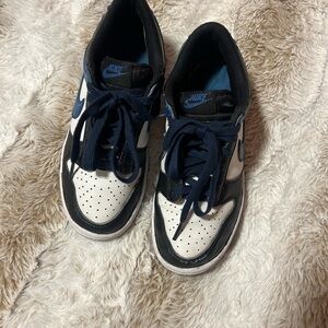 Nike Black and White Low-Top Sneakers